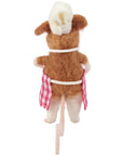 Restaurant Mouse with Cheese and Baguette Ornament