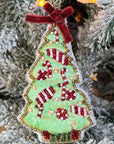 Felt Christmas Tree Personalized Ornament