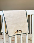 Sleeping Dogs Baby Burp Cloth