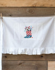 Patriotic Floral Boots Apron
