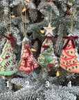 Felt Christmas Tree Personalized Ornament