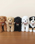 Plush Puppy Dog Toy With Personalized Tag