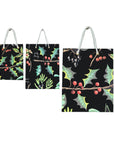 Paper Gift Bag Set - Holly