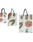 Paper Gift Bag Set - Pinecones