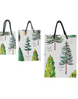 Christmas Pines Paper Gift Bag Set