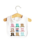 Cowboy Boots Baby Bib