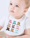 Cowboy Boots Baby Bib