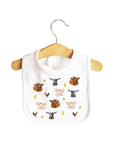 Farm Animals Collage Baby Bib