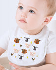 Farm Animals Collage Baby Bib