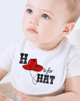 H is For Hat Baby Bib