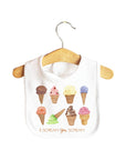 I Scream You Scream Ice Cream Baby Bib