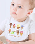I Scream You Scream Ice Cream Baby Bib