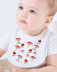 Mushrooms Baby Bib