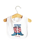 Patriot In Training Baby Bib