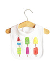 Popsicle Collage Baby Bib