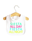 Siesta All Day Fiesta All Night Baby Bib