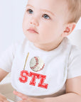 St. Louis Baseball Baby Bib