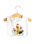 Santa Squad Baby Bib