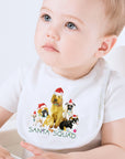 Santa Squad Baby Bib