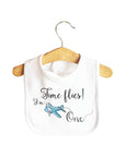 Time Flies I'm One Boy Baby Bib