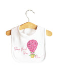 Time Flies I'm One Girl Baby Bib