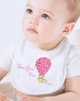 Time Flies I'm One Girl Baby Bib