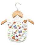 Texas Collage Baby Bib