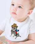 Texas Pug Baby Bib