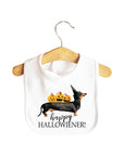 Happy Hallowiener Baby Bib