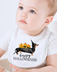 Happy Hallowiener Baby Bib