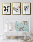 Donkeys Baby Blanket