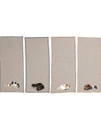 Sleeping Dogs Baby Burp Cloth