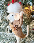 Baker Gingerbread Mouse Ornament
