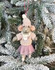 Ballerina Mouse Ornament