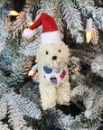 Santa Claus Doodle Dog Ornament