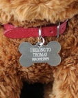 Plush Puppy Dog Toy With Personalized Tag