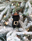 Cowboy Curly Doodle Dog Ornament (LIMITED QUANTITIES)
