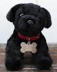 Mini Plush Puppy Dog Toy With Personalized Tag