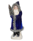 Velvet Belsnickle Santa Ornament