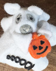 Trick or Treating Mouse in Ghost Costume