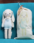 Briar The Bunny- Hand Knit Cuddle + Kind Doll with Personalized Bag