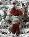 Brown Curly Doodle With Curly Doodle Sweater Ornament (LIMITED QUANTITY)