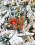 Candy Cane Curly Dog Ornament (LIMITED QUANTITIES)