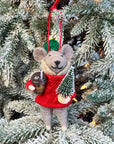 Bubble Tea Mouse Ornament