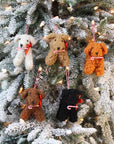 Candy Cane Curly Dog Ornament (LIMITED QUANTITIES)