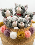 Plush Kitty Toy With Personalized Tag