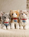 Plush Kitty Toy With Personalized Tag