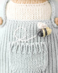 Charlie The Honey Bear- Hand Knit Cuddle + Kind Doll with Personalized Bag