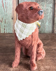 Sitting Labrador Retriever With Bandana Ornament