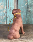 Personalized Sitting Fetch Labrador Retriever Ornament
